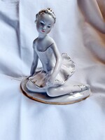 Nagyon ritka, arany festéssel Lomonosov porcelán fiatal balerína: Balerina Mashenka