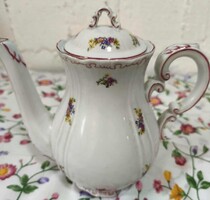 Zsolnay virágos barokk kávés kanna