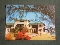 Képeslap,Közép Amerika,Karib tenger,Cuba,Kuba,Varadero,étterem látkép,részlet,1980-