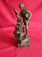 Faragott fa szobor antik! 1930-1940