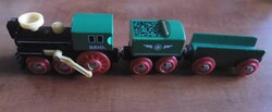 Zöld mozdony (3) fa játékvasúthoz