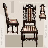 Gazdagon faragott neoreneszánsz díszszék – 19. század vége