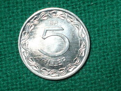 5 Fillér 1985 ! Csak 30010 db. !!! Nem Volt Forgalomban ! Verdefényes !