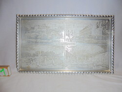 "Gyula" - retro alumínium tálca