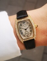 Dorochron elegantly cased women's modern jewelry watch! New! With Tiktakwatch service card!