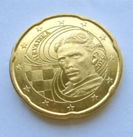 Horvátország - 20 Euro Cent - 2025 - NIKOLA TESLA
