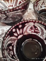 Bordo kristály készlet 4;darsb