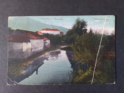 Régi képeslap Sátoraljaújhely Gymnázium - Magas hegy 1929 Szemerére küldve