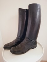 Régi Bőr Néptáncos Vagy Lovagló Csizma