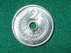 2 Fillér 1989 ! Csak 30010 db. !!! Nem Volt Forgalomban ! Verdefényes !