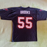 M-es vintage NFL Players Inc. Derrick Brooks Tampa Bay Bucceneers amerikai foci mez