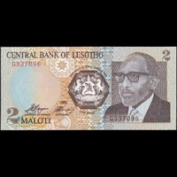 Lesotho 2 Maloti 1989 P-9 UNC