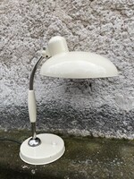 Krém & Króm Bauhaus asztali lámpa Christian Dell Koranda Austria ( Kaiser Idell )