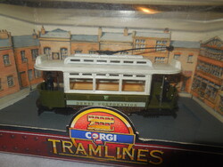Villamos modell - CORGI -TRAMLINES  - C 99 / 3 Derby Corperation  , gyári dobozában  1986 .