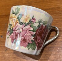 Fajansz lüsztermázas Zsolnay csésze