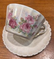 Ritka Fajansz lüsztermázas Zsolnay teás csésze