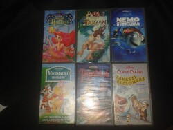 Vhs műsoros kazetták ( Walt Disney klasszikusok )