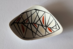 ART DECO KŐBÁNYAI DRASCHE PORCELÁN TÁLKA