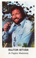 Kártyanaptár: Bujtor István. 1981.