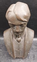 Ady Endre sulyos bronz büsztje, 20 cm-es magasságú. 4104b