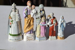 Porcelán figurák-5db (Máriagyűdi, Kocsis...stb)