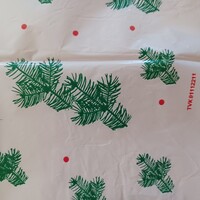 Régi karácsonyi csomagoló papír- 90 '-es évek, celofán szerű anyagból retro, vintage
