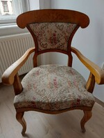 Azonnali elviteles ! Akciós intarziás biedermeier   karosszék 2 db.