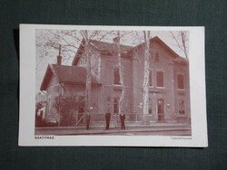 Képeslap,Szatymaz,vasútállomás látkép,részlet,Tóth Molnár Istvánné kereskedő kiadás,1935-,50-