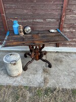 Loft-Rusztik asztal a régi és az ipari fúziója!