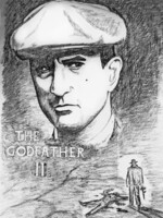 Angyalos László: The Godfather 2. -Ceruza rajz (50X70)