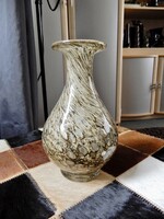 Különleges “krokodil bőr” hatású dísz üveg váza