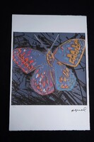 Andy Warhol - "Borboleta",  Pillango  litografia