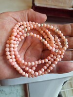 Angyalbőr Korall,hosszú/88cm/nyaklánc