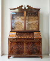 Gyönyörű, klasszikus írószekreter secretary desk, secretary bookcase)