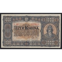 Magyarország,1000 korona 1923 EF+