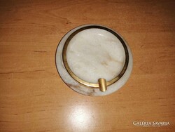 Márvány hamutál , hamutartó - átm.12 cm (14/d)