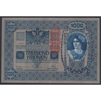 Ausztria,1000 kronen 1919 - DEUTSCHÖSTERREICH EF
