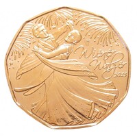 Ausztria,5 euro 2013 - Bécsi keringő UNC réz