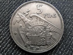 Spanyolország Francisco Franco (1936-1975) 5 Peseta 1957 (1964)