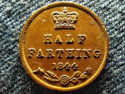 Anglia Viktória (1837-1901) 1/2 Farthing 1844