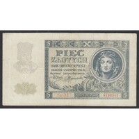 Lengyelország,5 zlotych 1941 F