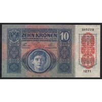Ausztria,10 kronen/korona 1919 - Deutschösterreich aUNC+