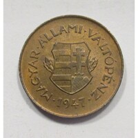 Magyarország,2 fillér 1947 aUNC+ réz