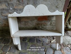 Régi vintage falipolc