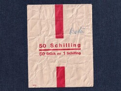 Érmetartó tasak 50 db 1 Schilling-hez