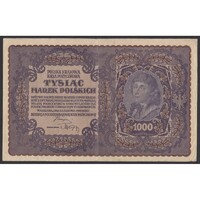 Lengyelország,1000 marek 1919 F+