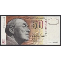Finnország,50 markkaa 1986 aUNC+