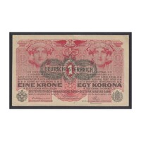 Ausztria,1 krone/korona 1919 - DEUTSCHÖSTERREICH aUNC+