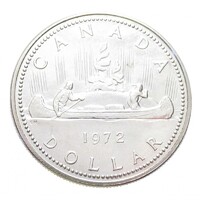 Kanada,1 dollar 1972 aUNC+ ezüst 23.30g500