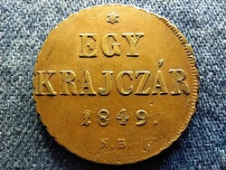 Szabadságharc 1 Krajcár 1849 NB